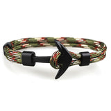 TANGYIN 2018 New Fashion Survival Rope Chain Multilayer Anchor Charm Bracelets And Bangles Men Women Gift Sport Hooks Navy Style